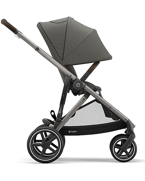 Cybex Gazelle S Stroller - Taupe/Soho Grey - From Single to Double! Double Pushchairs