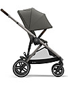 Cybex Gazelle S Stroller - Taupe/Soho Grey - From Single to Double! Double Pushchairs