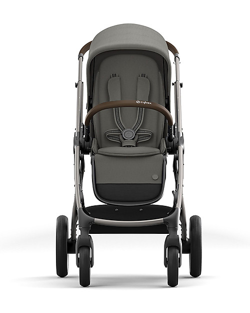 Cybex Gazelle S Stroller - Taupe/Soho Grey - From Single to Double! Double Pushchairs