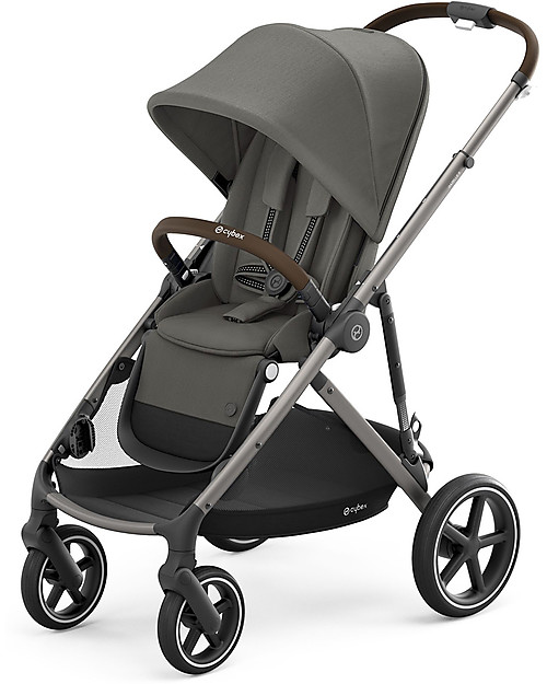 Cybex Gazelle S Stroller - Taupe/Soho Grey - From Single to Double! Double Pushchairs