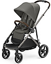 Cybex Gazelle S Stroller - Taupe/Soho Grey - From Single to Double! Double Pushchairs