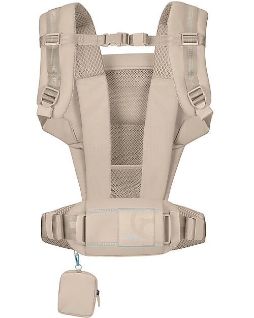 Cybex Laya Carrier - Almond Beige - Ergonomic and Breathable from Birth up to 3 Years Baby Carriers