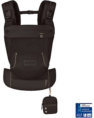 Cybex Laya Carrier - Chocolate Brown - Ergonomic and Breathable from Birth up to 3 Years Baby Carriers