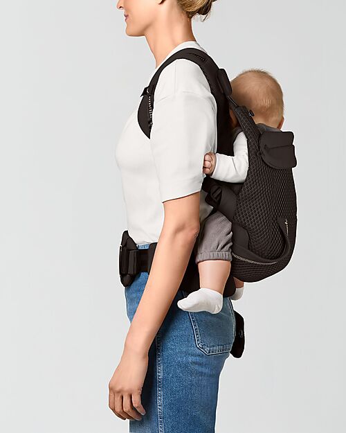 Cybex Laya Carrier - Chocolate Brown - Ergonomic and Breathable from Birth up to 3 Years Baby Carriers