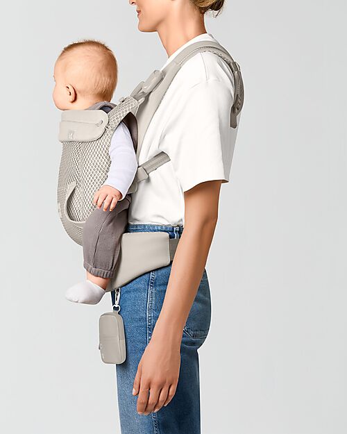 Cybex Laya Carrier - Dune Grey - Ergonomic and Breathable from Birth up to 3 Years Baby Carriers