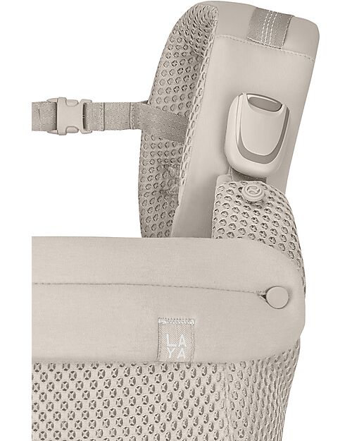 Cybex Laya Carrier - Dune Grey - Ergonomic and Breathable from Birth up to 3 Years Baby Carriers