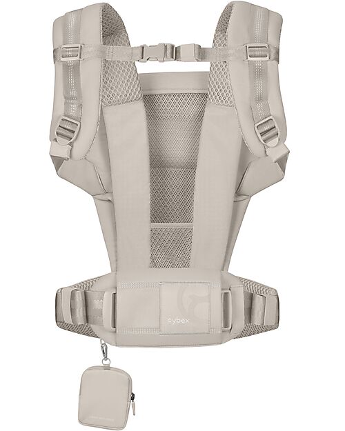 Cybex Laya Carrier - Dune Grey - Ergonomic and Breathable from Birth up to 3 Years Baby Carriers