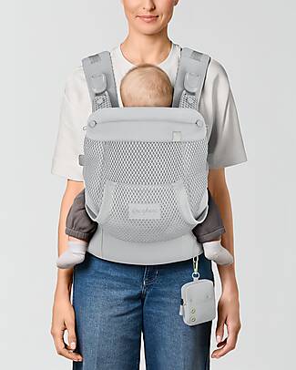 Cybex Laya Carrier - Fog Grey - Ergonomic and Breathable from Birth up to 3 Years Baby Carriers