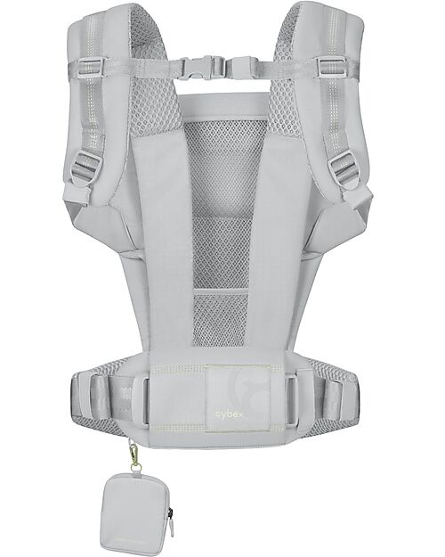 Cybex Laya Carrier - Fog Grey - Ergonomic and Breathable from Birth up to 3 Years Baby Carriers