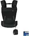 Cybex Laya Carrier - Magic Black - Ergonomic and Breathable from Birth up to 3 Years Baby Carriers