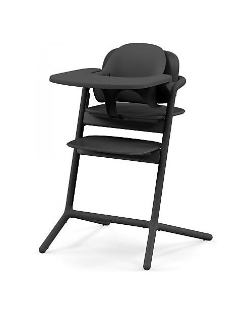 Cybex Lemo 3in1 Evolutive Highchair - Stunning Black/Black High Chairs