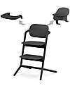 Cybex Lemo 3in1 Evolutive Highchair - Stunning Black/Black High Chairs