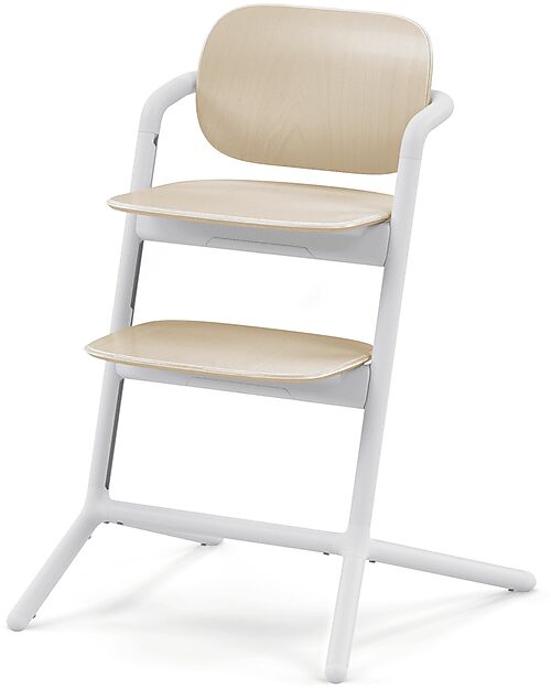 Cybex Lemo Evolutive Chair - Sand White/White High Chairs