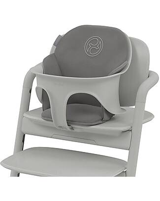 Cybex Lemo Highchair Cushion - Suede Grey/Mid Gray - Super Comfort Accessories for High Chairs