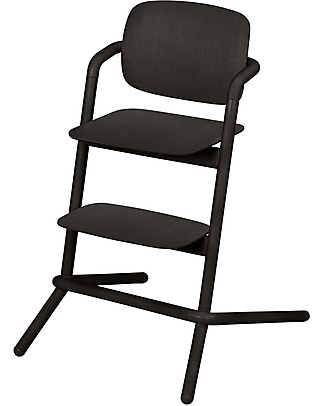 Cybex Lemo Highchair - Wood/Infinity Black - 0-99 years! High Chairs