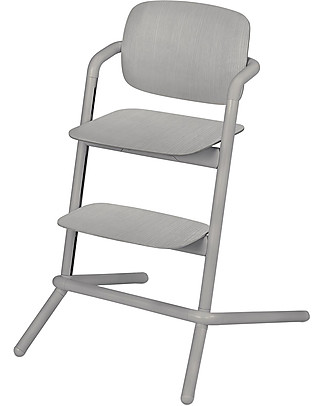 Cybex Lemo Highchair - Wood/Storm Grey - 0-99 years! High Chairs