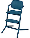 Cybex Lemo Highchair - Wood/Twilight Blue - 0-99 years! High Chairs