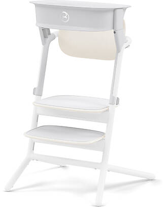 Cybex LEMO Learning Tower Set - All White - Antislip Pads Included High Chairs