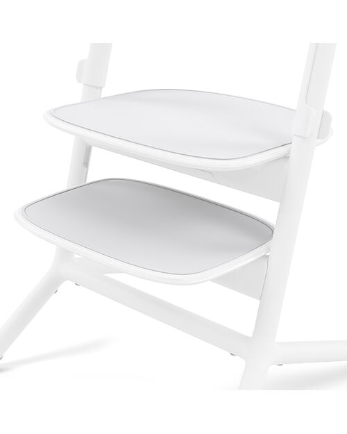 Cybex LEMO Learning Tower Set - All White - Antislip Pads Included High Chairs