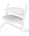 Cybex LEMO Learning Tower Set - All White - Antislip Pads Included High Chairs