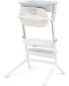 Cybex LEMO Learning Tower Set - All White - Antislip Pads Included High Chairs