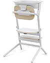 Cybex LEMO Learning Tower Set - All White - Antislip Pads Included High Chairs