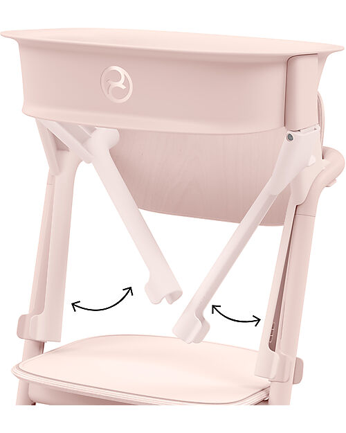 Cybex LEMO Learning Tower Set - Pearl Pink - Antislip Pads Included High Chairs