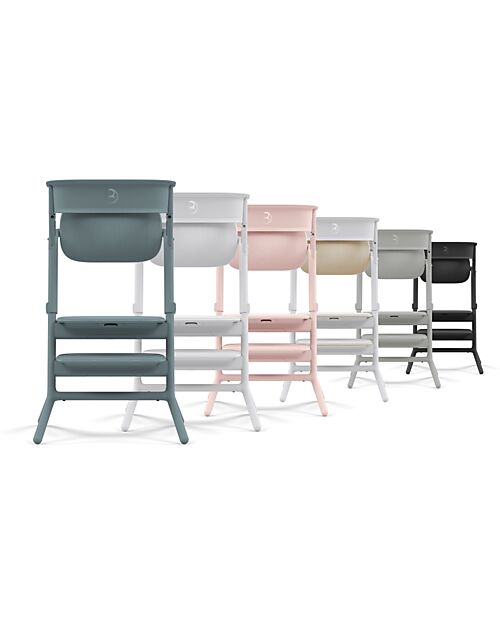 Cybex LEMO Learning Tower Set - Pearl Pink - Antislip Pads Included High Chairs