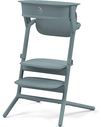 Cybex LEMO Learning Tower Set - Stone Blue - Antislip Pads Included High Chairs