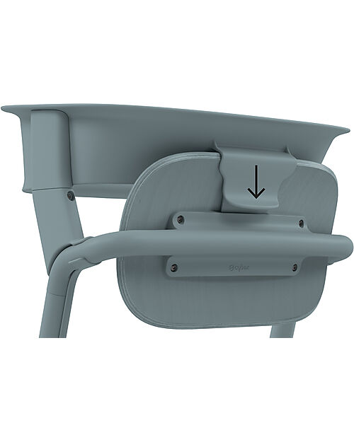 Cybex LEMO Learning Tower Set - Stone Blue - Antislip Pads Included High Chairs