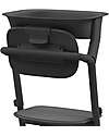 Cybex LEMO Learning Tower Set - Stunning Black - Antislip Pads Included High Chairs