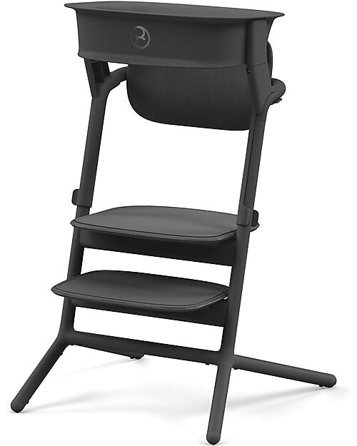 Cybex LEMO Learning Tower Set - Stunning Black - Antislip Pads Included High Chairs