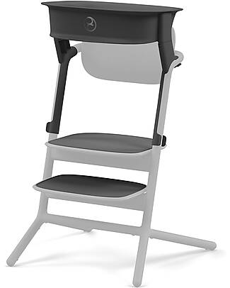 Cybex LEMO Learning Tower Set - Stunning Black - Antislip Pads Included High Chairs