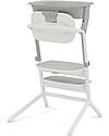 Cybex LEMO Learning Tower Set - Suede Grey - Antislip Pads Included High Chairs