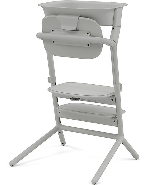 Cybex LEMO Learning Tower Set - Suede Grey - Antislip Pads Included High Chairs
