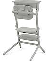 Cybex LEMO Learning Tower Set - Suede Grey - Antislip Pads Included High Chairs