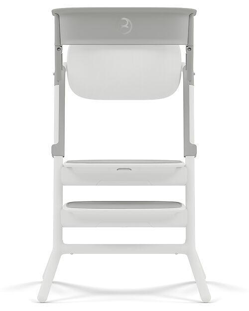 Cybex LEMO Learning Tower Set - Suede Grey - Antislip Pads Included High Chairs