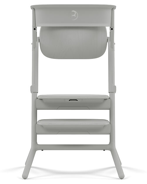 Cybex LEMO Learning Tower Set - Suede Grey - Antislip Pads Included High Chairs