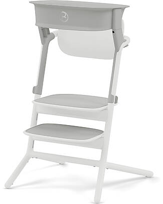 Cybex LEMO Learning Tower Set - Suede Grey - Antislip Pads Included High Chairs