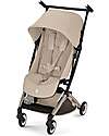 Cybex Libelle Stroller - Almond Beige - Taupe Frame - New Model Lights Strollers