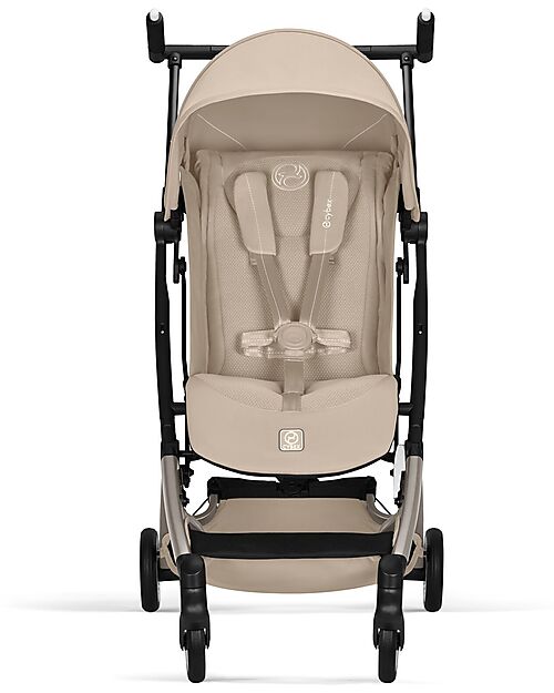 Cybex Libelle Stroller - Almond Beige - Taupe Frame - New Model Lights Strollers