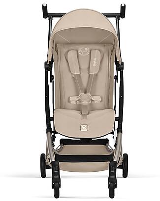 Cybex Libelle Stroller - Almond Beige - Taupe Frame - New Model Lights Strollers