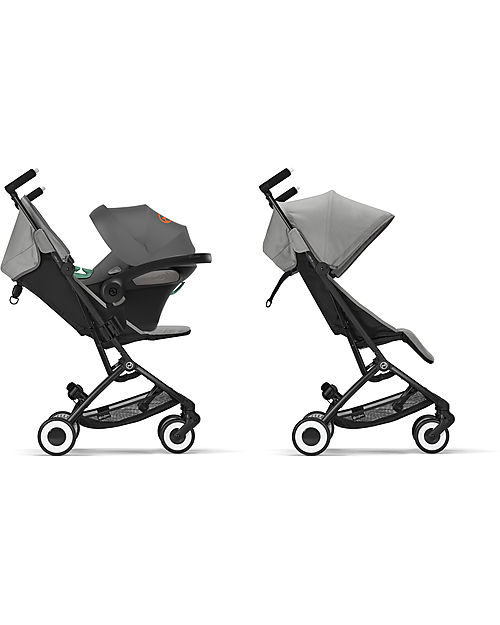 Cybex Libelle Stroller + Aton S2 i-Size Duo - Lava Grey/Mid Grey