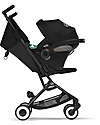 Cybex Libelle Stroller + Aton S2 i-Size Duo - Moon Black/Black Trio and Duo Strollers