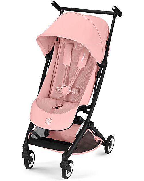 Cybex Libelle Stroller - Candy Pink - Black Frame - New Model Lights Strollers