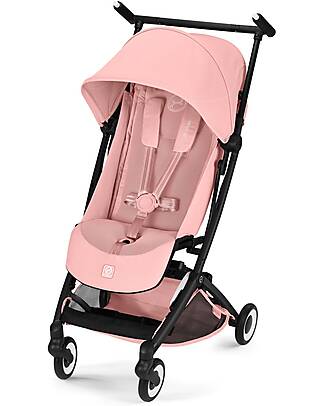 Cybex Libelle Stroller - Candy Pink - Black Frame - New Model Lights Strollers
