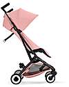 Cybex Libelle Stroller - Candy Pink - Black Frame - New Model Lights Strollers