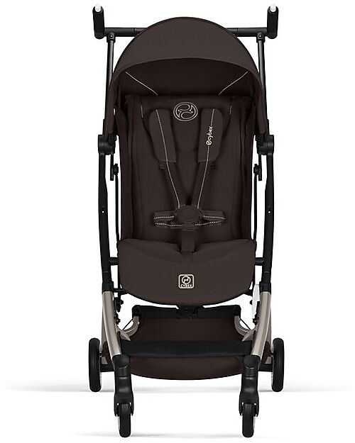 Cybex Libelle Stroller - Chocolate Brown - Taupe Frame - New Model Lights Strollers