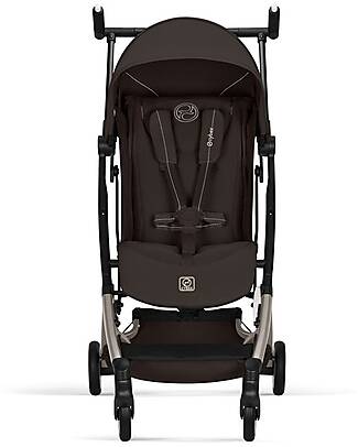 Cybex Libelle Stroller - Chocolate Brown - Taupe Frame - New Model Lights Strollers