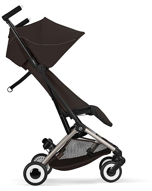 Cybex Libelle Stroller - Chocolate Brown - Taupe Frame - New Model Lights Strollers
